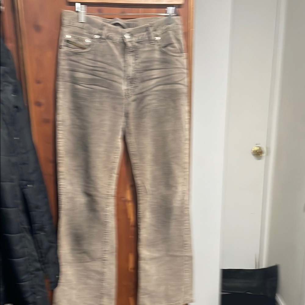Stylish Tan Corduroy Pants